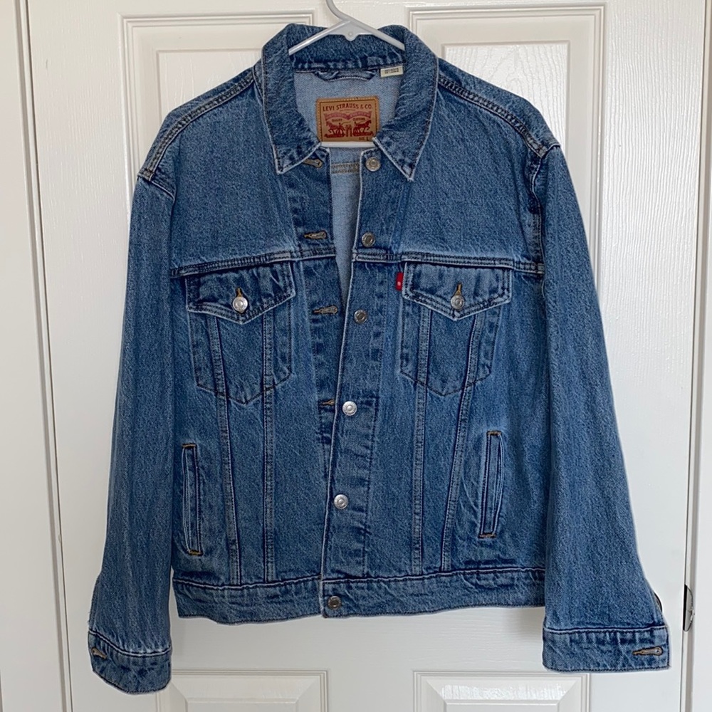 Womens L Levi Denim Jacket